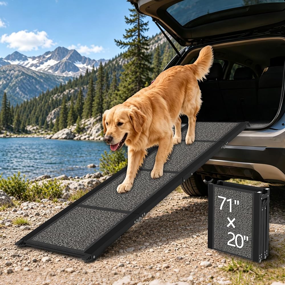 High-Grip 71″ x 20″ Non-Slip Ramp