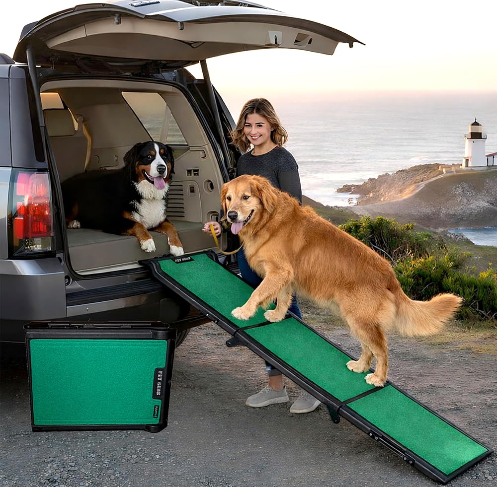 Pet Gear Tri-Fold 71″ Ramp with SupertraX