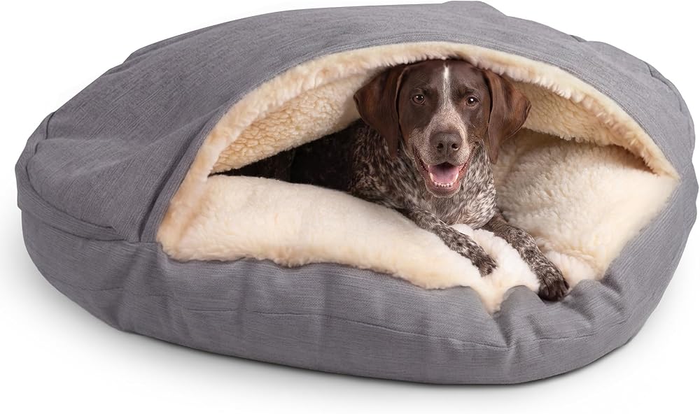 Snoozer Cozy Cave Covered Dog Bed