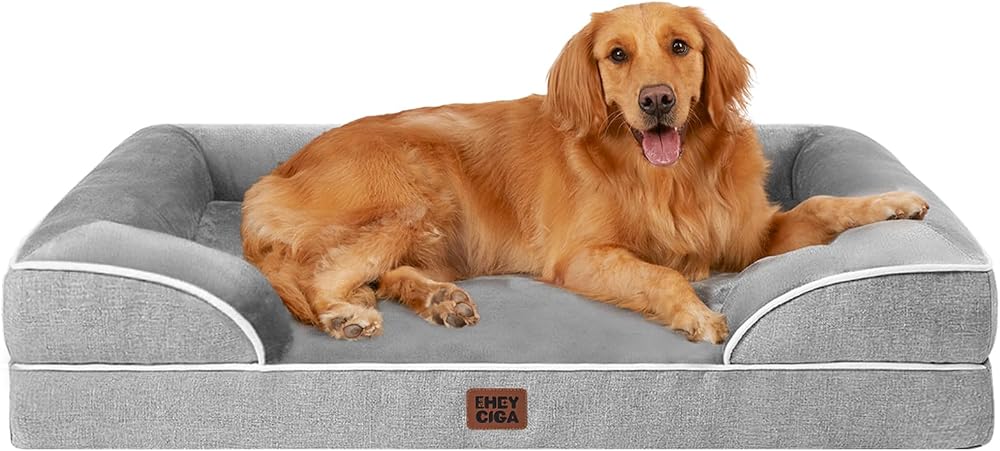 EHEYCIGA Waterproof Orthopedic Dog Bed